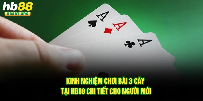 Kinh Nghiệm Chơi Bài 3 Cây Tại Hb88 Chi Tiết Cho Người Mới