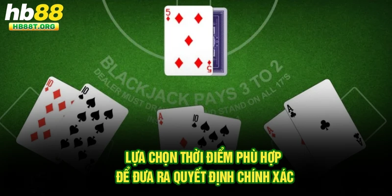 Lựa chọn thời điểm phù hợp để đưa ra quyết định chính xác