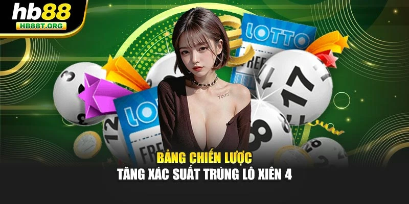  Bảng chiến lược tăng xác suất trúng lô xiên 4