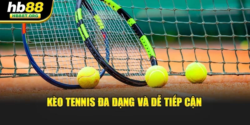 Kèo tennis đa dạng và dễ tiếp cận